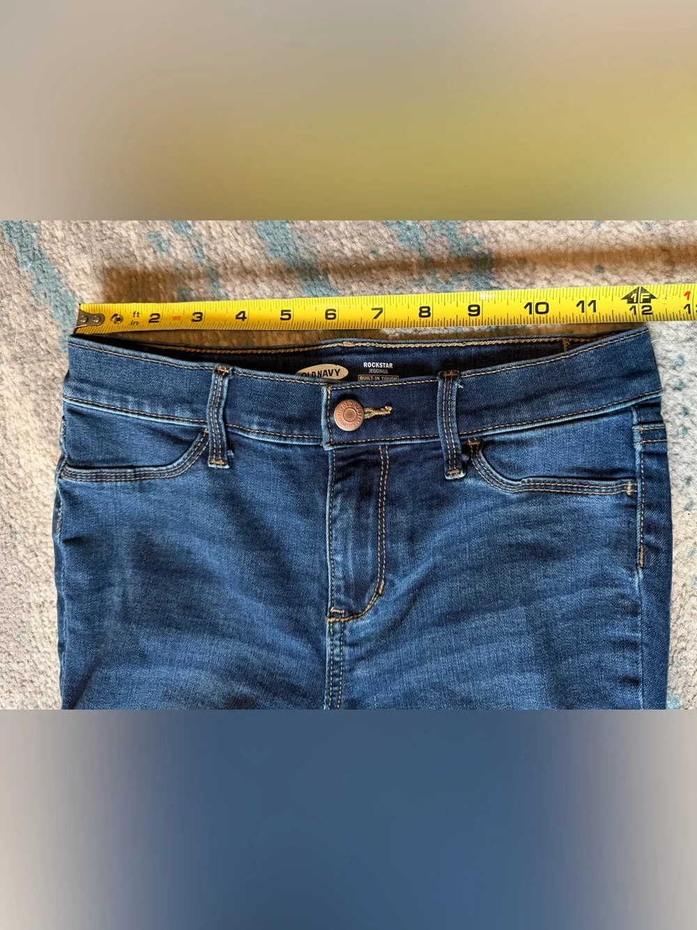 Girls Size 12 Old Navy Rockstar Denim Jeggings
